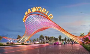 Cổng chào CaraWorld - biểu tượng mới liền kề sân bay quốc tế Cổng chào CaraWorld - biểu tượng mới liền kề sân bay quốc tế