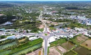 Tuyến kết nối từ đông sang tây tỉnh Cà Mau thành hình