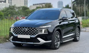 Hyundai Santa Fe máy dầu cũ đắt hơn xe mới