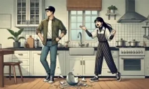 Đuối sức vì chồng quá bừa bộn