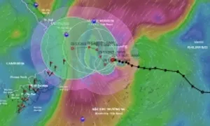 Bão Koto vào giai đoạn đổi hướng liên tục